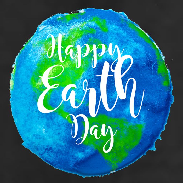 Happy Earth Day Globe 7 Panel Mesh Trucker Snapback Hat