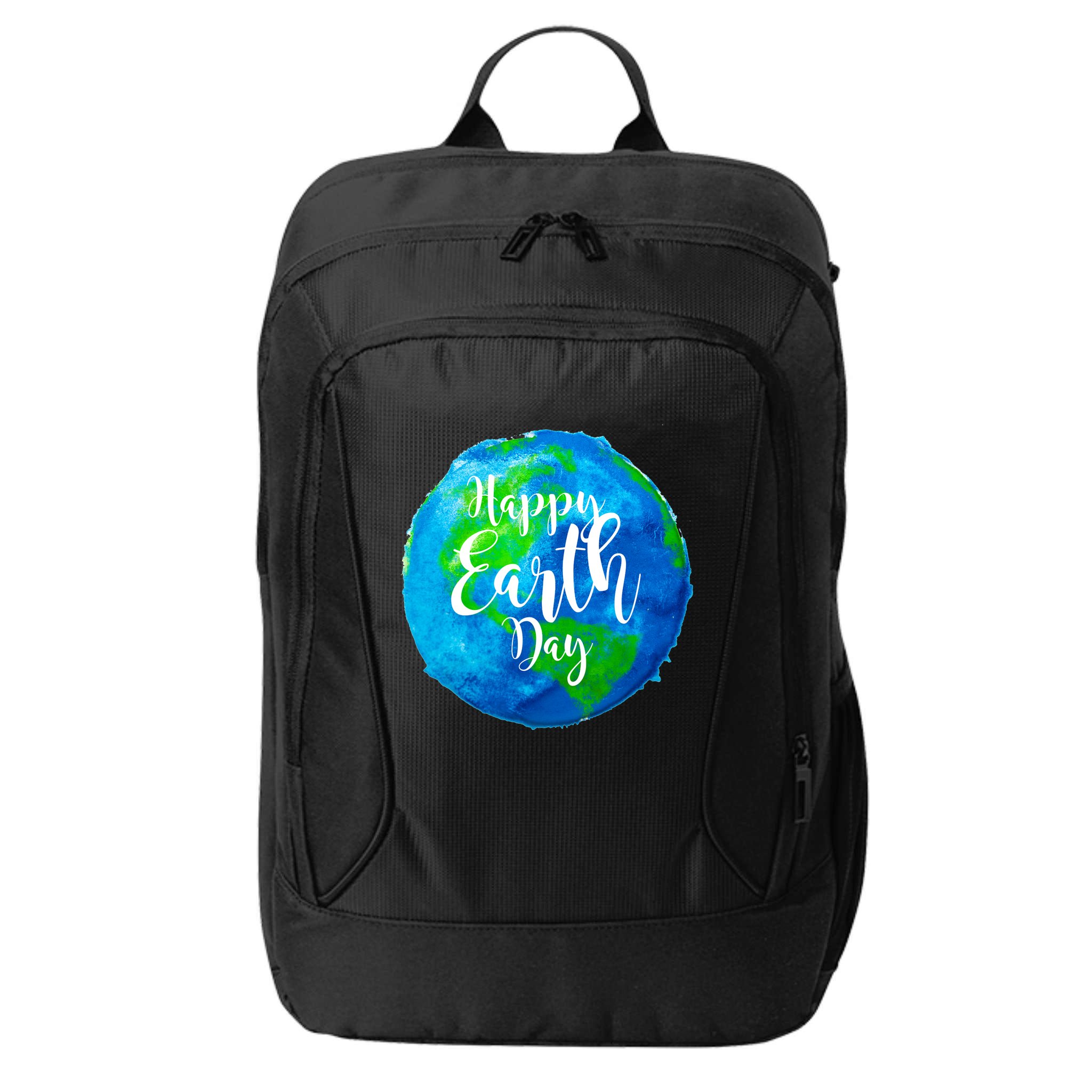 Happy Earth Day Globe City Backpack