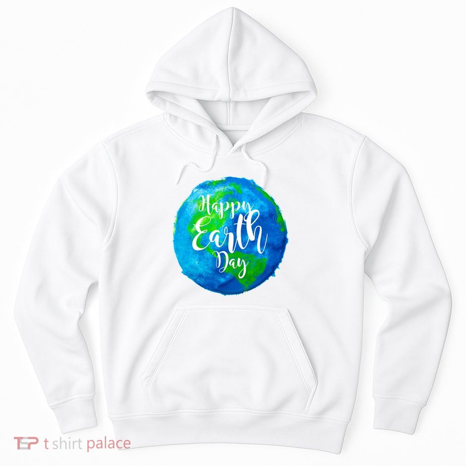 Happy Earth Day Globe Hoodie