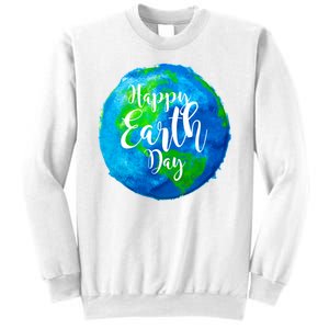 Happy Earth Day Globe Sweatshirt