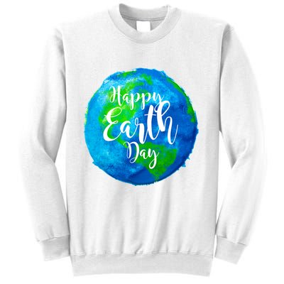Happy Earth Day Globe Sweatshirt