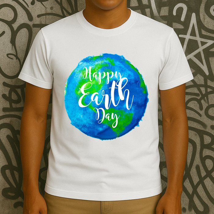 Happy Earth Day Globe T-Shirt