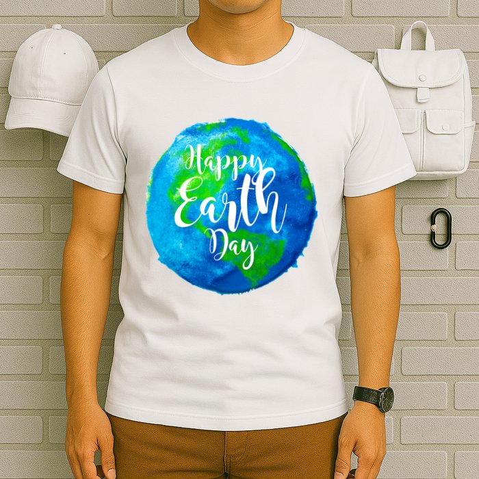Happy Earth Day Globe T-Shirt