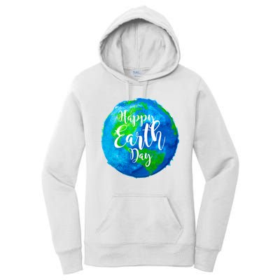 Happy Earth Day Globe Women's Pullover Hoodie