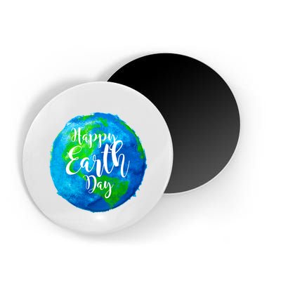 Happy Earth Day Globe Magnet