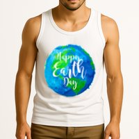 Happy Earth Day Globe Tank Top