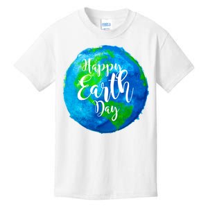 Happy Earth Day Globe Kids T-Shirt