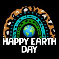 Happy Earth Day Wildlife Sealife Rainbow Cooling Performance Crew T-Shirt