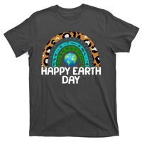 Happy Earth Day Wildlife Sealife Rainbow T-Shirt