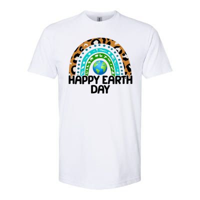 Happy Earth Day Wildlife Sealife Rainbow Softstyle® CVC T-Shirt