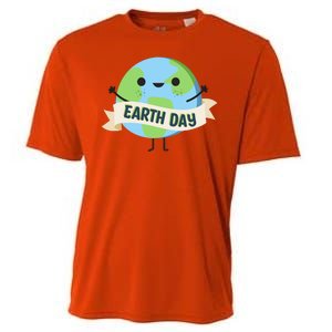 Happy Earth Day Cooling Performance Crew T-Shirt