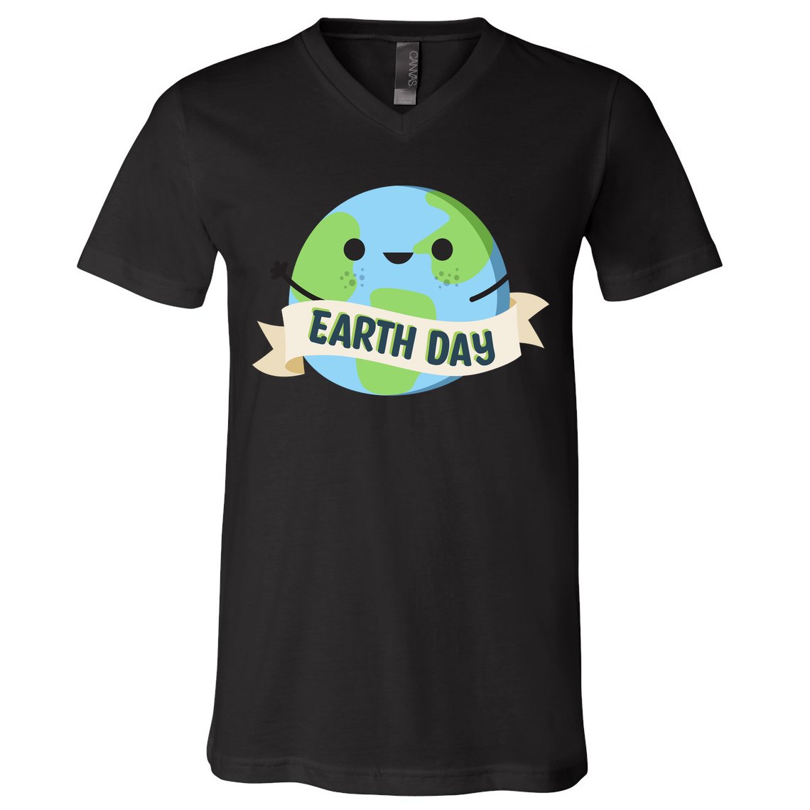 Happy Earth Day V-Neck T-Shirt
