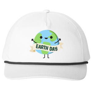 Happy Earth Day Snapback Five-Panel Rope Hat