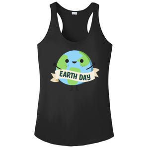 Happy Earth Day Ladies PosiCharge Competitor Racerback Tank