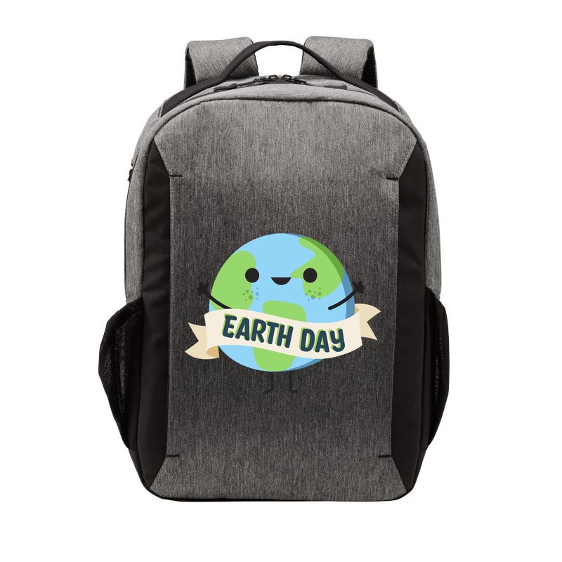 Happy Earth Day Vector Backpack