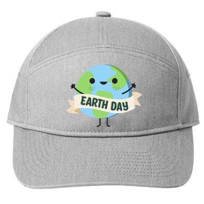 Happy Earth Day 7-Panel Snapback Hat