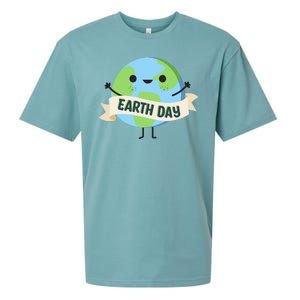 Happy Earth Day Sueded Cloud Jersey T-Shirt