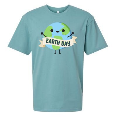 Happy Earth Day Sueded Cloud Jersey T-Shirt