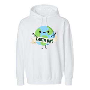 Happy Earth Day Garment-Dyed Fleece Hoodie