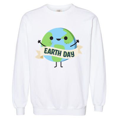Happy Earth Day Garment-Dyed Sweatshirt