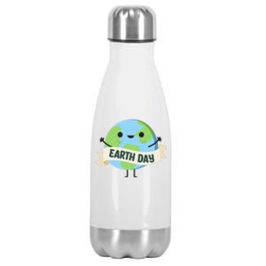 Happy Earth Day Stainless Steel Insulated Water Bottle