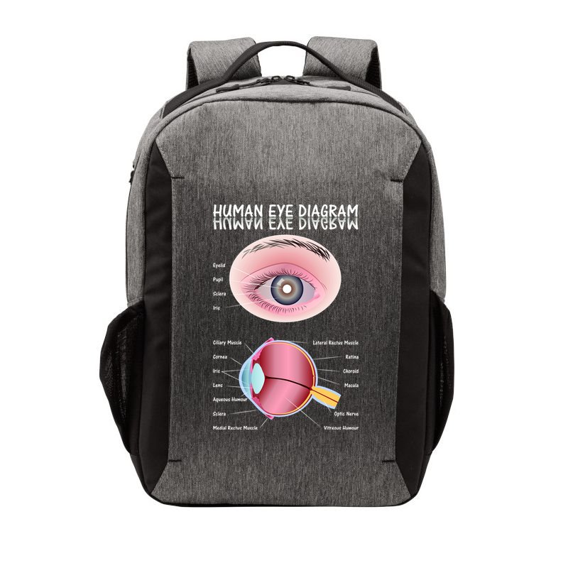 Human Eye Diagram Vector Backpack