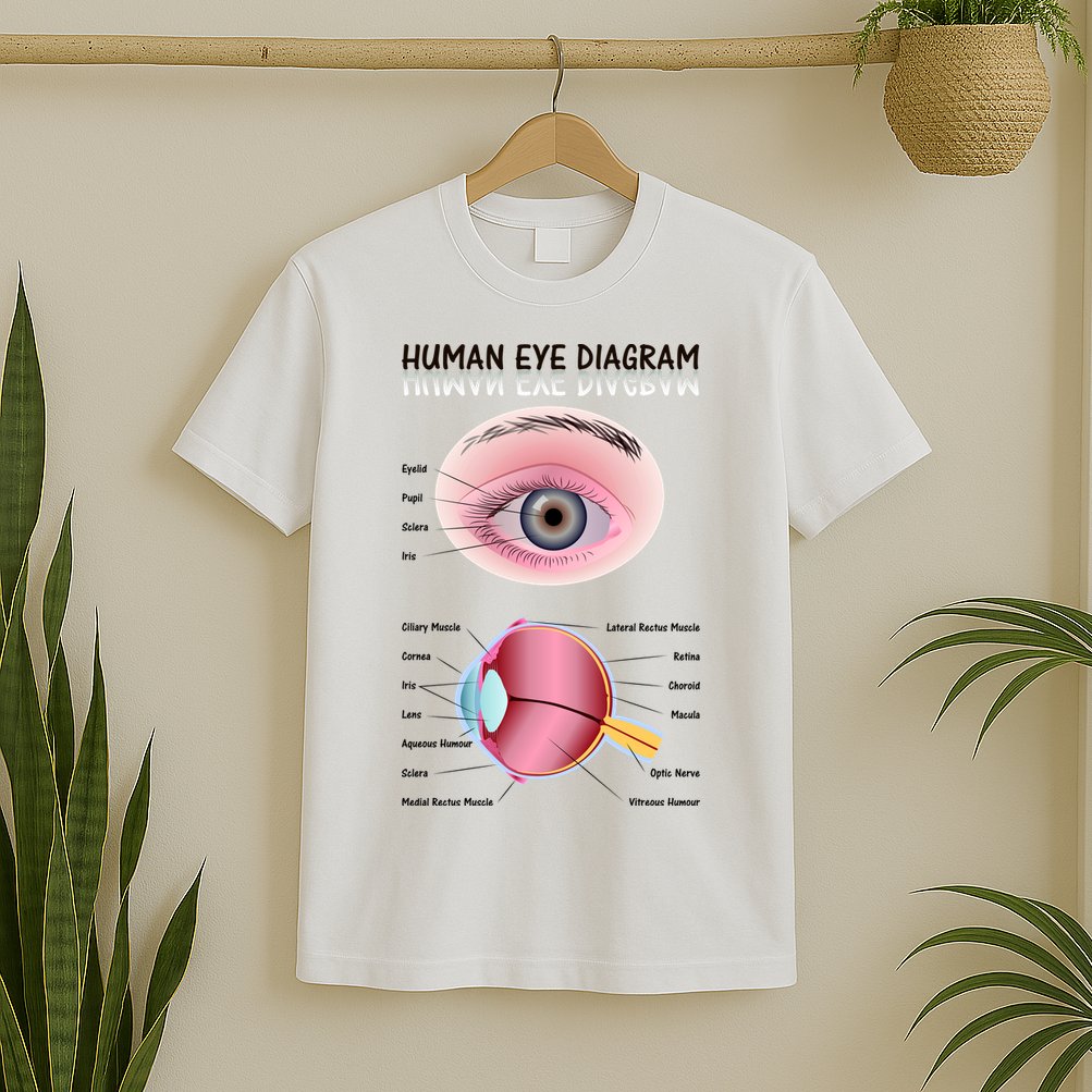 Human Eye Diagram T-Shirt
