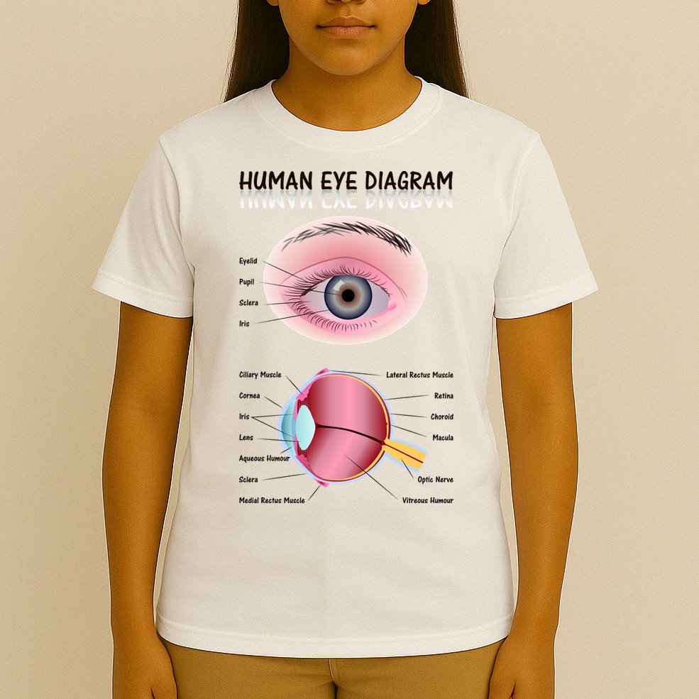 Human Eye Diagram T-Shirt