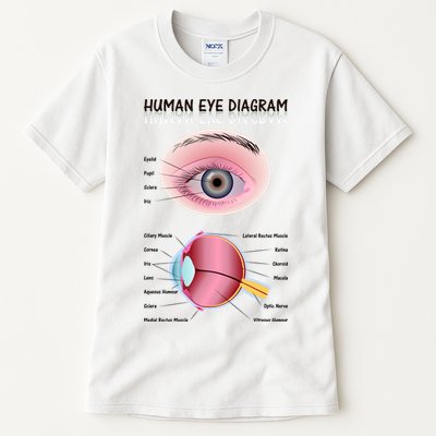Human Eye Diagram Tall T-Shirt