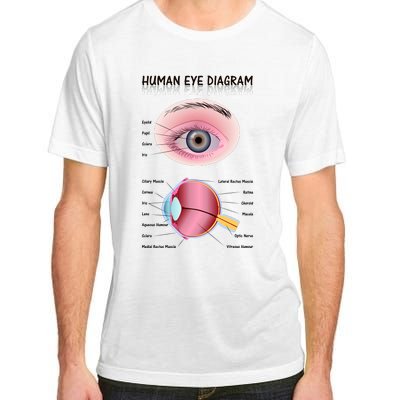 Human Eye Diagram Adult ChromaSoft Performance T-Shirt