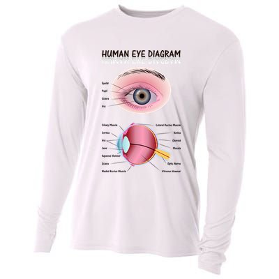 Human Eye Diagram Cooling Performance Long Sleeve Crew