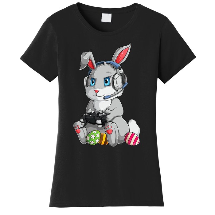 Happy Easter Day Bunny Egg Funny Gamer Women's T-Shirt