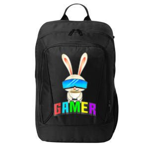 Happy Easter Day Bunny Egg Funny Gamer City Backpack