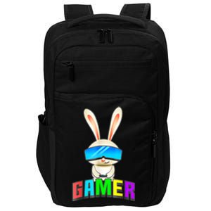 Happy Easter Day Bunny Egg Funny Gamer Impact Tech Backpack