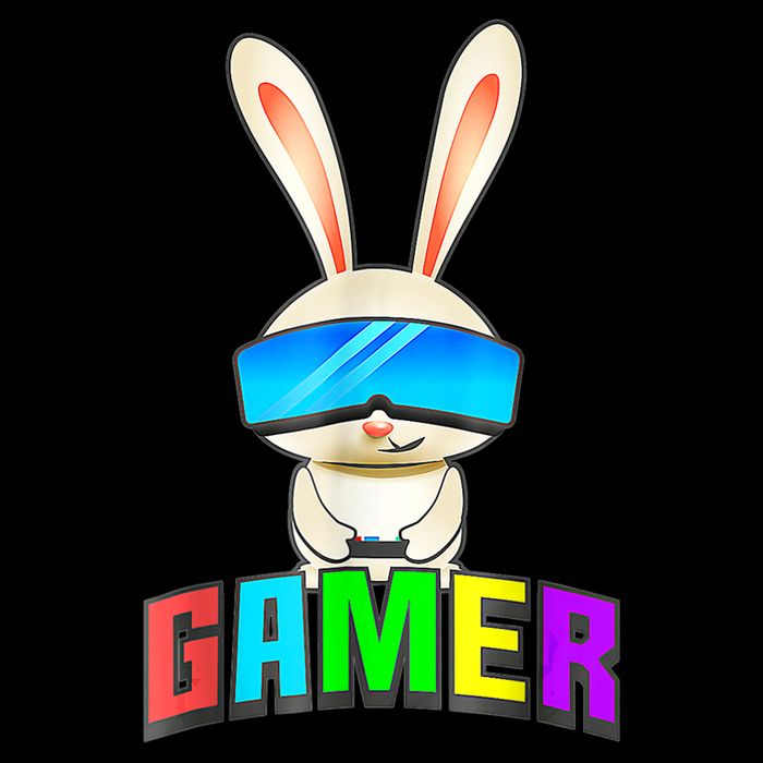 Happy Easter Day Bunny Egg Funny Gamer Sustainable Bucket Hat