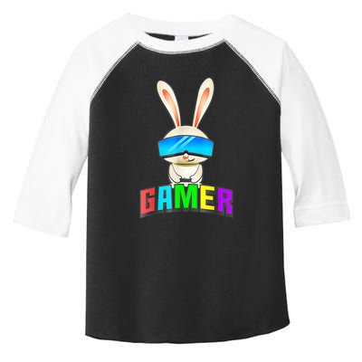 Happy Easter Day Bunny Egg Funny Gamer Toddler Fine Jersey T-Shirt