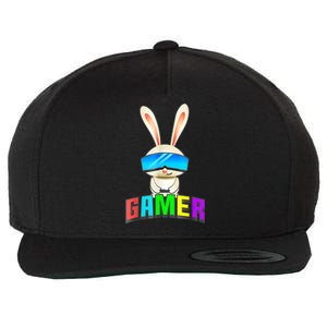 Happy Easter Day Bunny Egg Funny Gamer Wool Snapback Cap