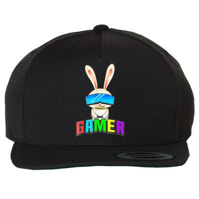 Happy Easter Day Bunny Egg Funny Gamer Wool Snapback Cap