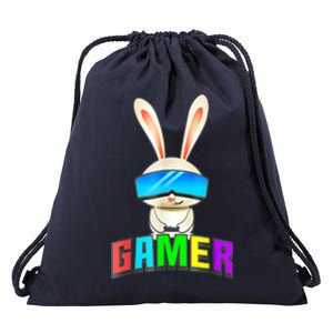 Happy Easter Day Bunny Egg Funny Gamer Drawstring Bag