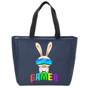 Happy Easter Day Bunny Egg Funny Gamer Zip Tote Bag