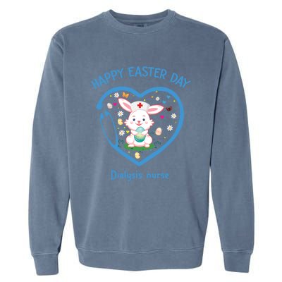 Happy Easter Dialysis Nurse Gift Cute Nurse Easter Day Meaningful Gift Garment-Dyed Sweatshirt