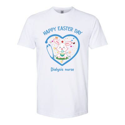 Happy Easter Dialysis Nurse Gift Cute Nurse Easter Day Meaningful Gift Softstyle CVC T-Shirt