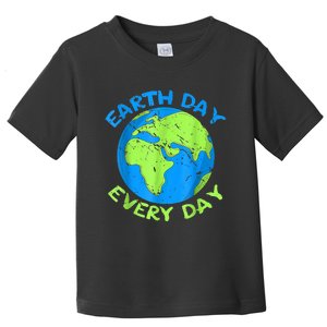 Happy Earth Day Everyday Cute Earth Day 2024 Toddler T-Shirt