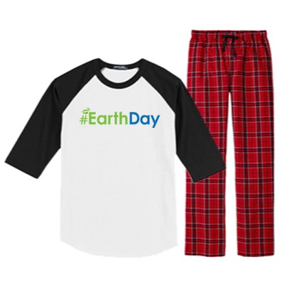 Hashtag Earth Day Awareness Raglan Sleeve Pajama Set