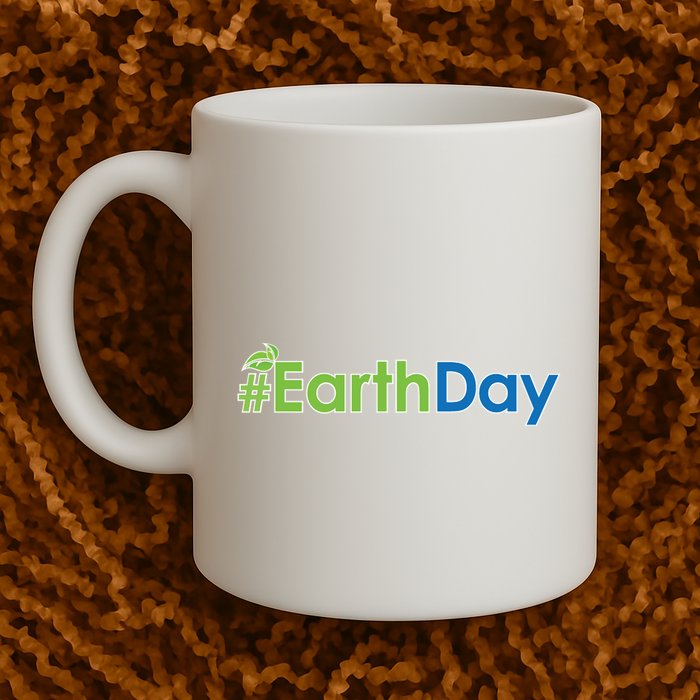 Hashtag Earth Day Awareness Mug