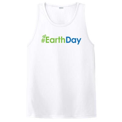 Hashtag Earth Day Awareness PosiCharge Competitor Tank