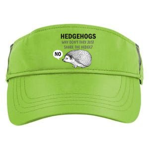 Hedgehogs Can't Share Adult Drive Performance Visor