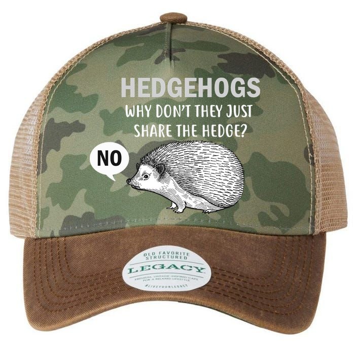 Hedgehogs Can't Share Legacy Tie Dye Trucker Hat