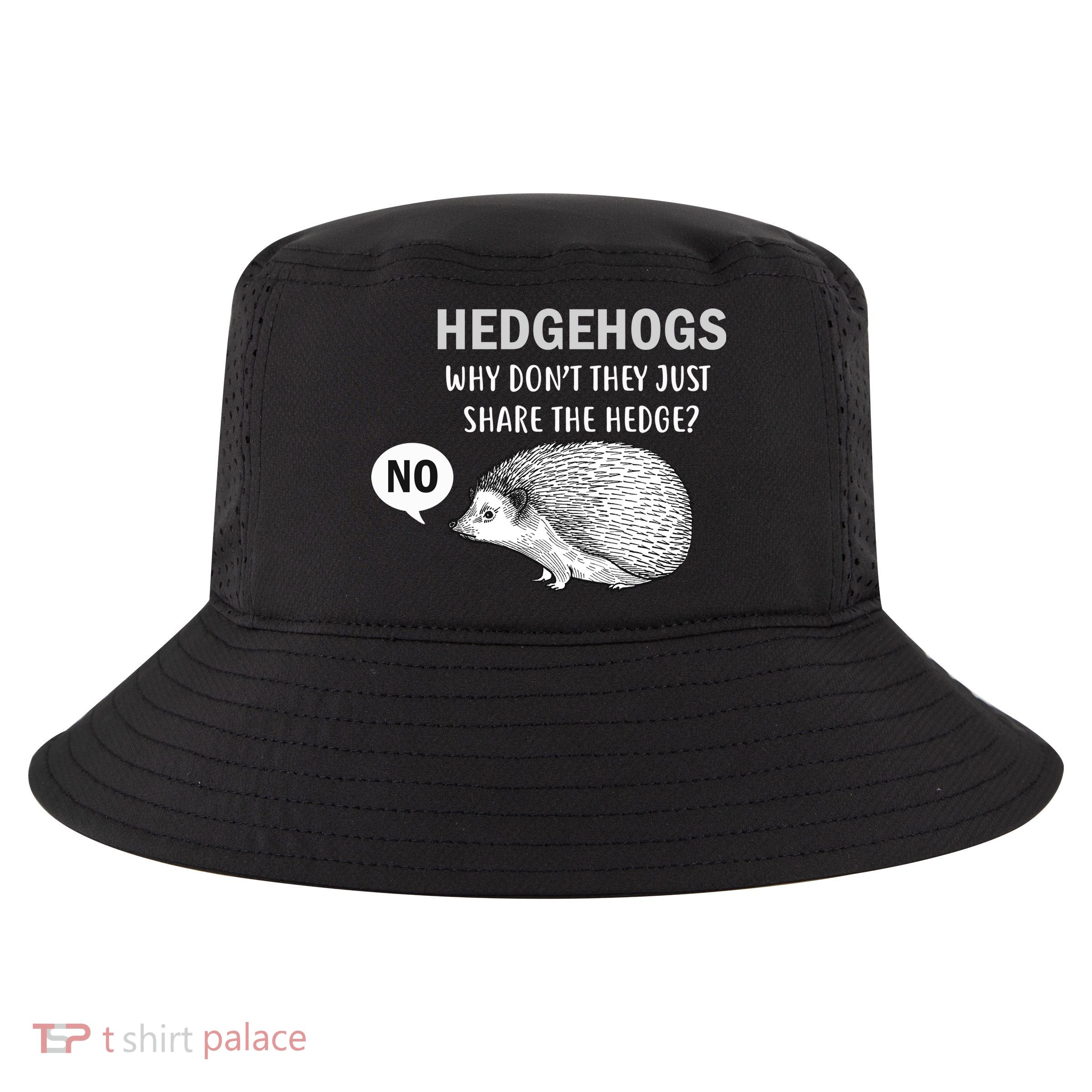 Hedgehogs Can't Share Cool Comfort Performance Bucket Hat