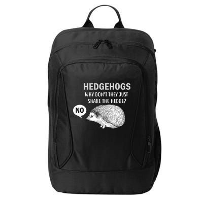 Hedgehogs Can't Share City Backpack